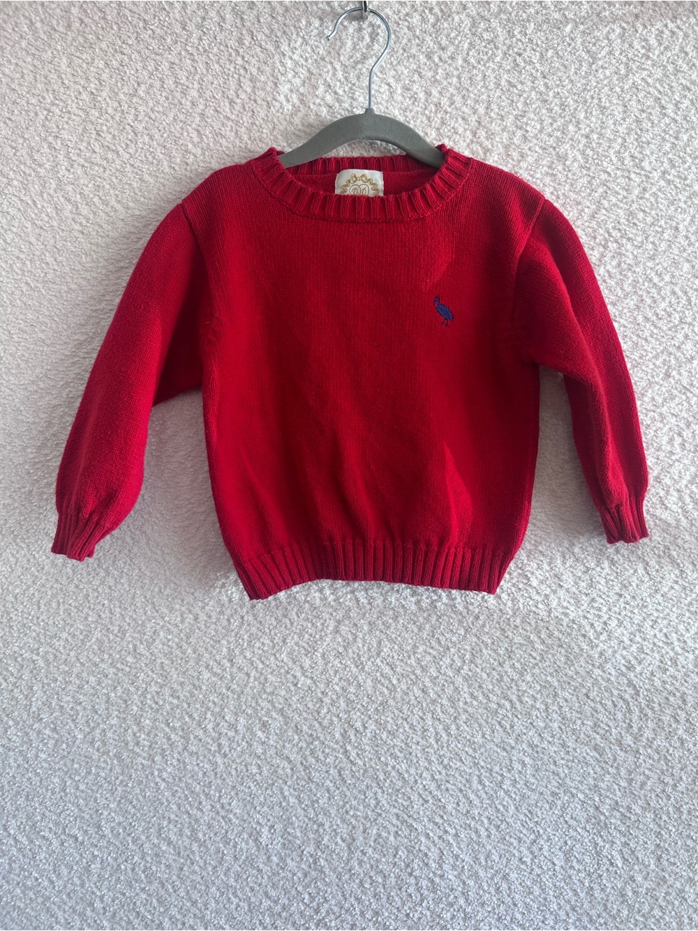 The Beaufort Bonnet Company Kids Cotton Red Sweater Size 2T